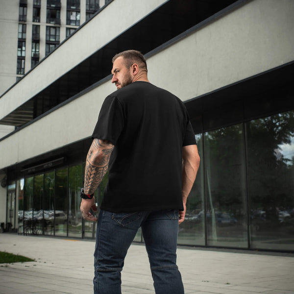 Tricou oversized M-Tac WAR Cotton Hard negru