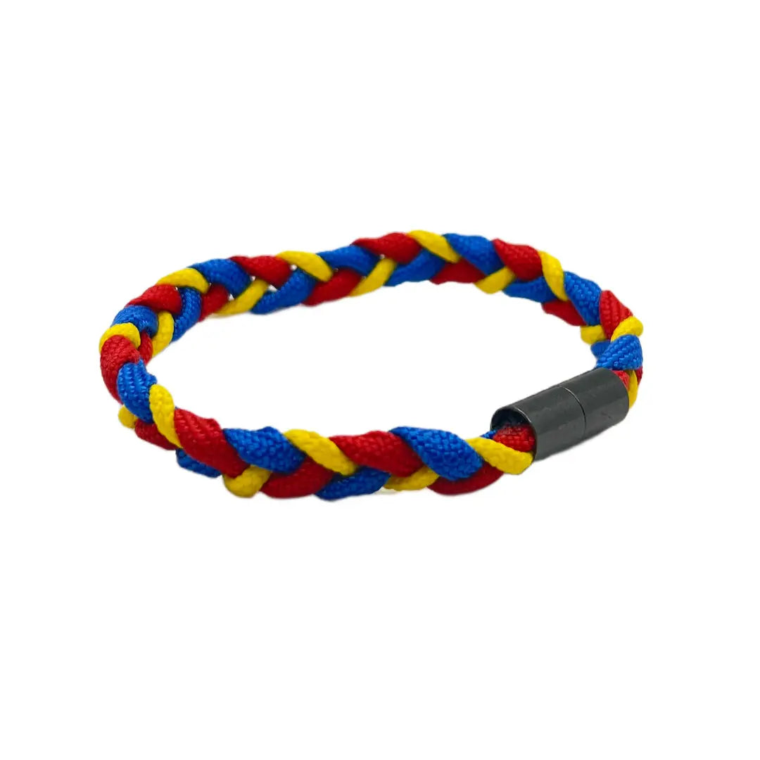 Bratara Paracord Polaris Patriot (Tricolor Romania) Drop Zone WARZONESHOP