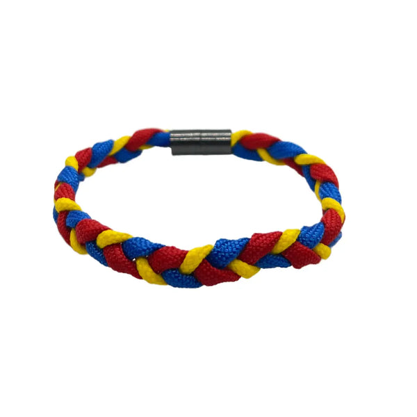 Bratara Paracord Polaris Patriot (Tricolor Romania) Drop Zone WARZONESHOP