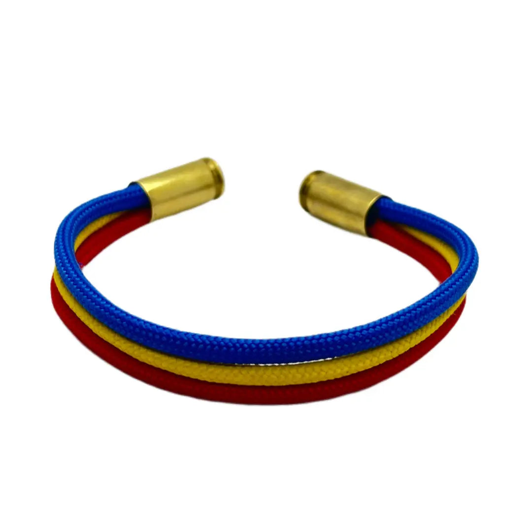 Bratara Paracord Trinity Patriot (Tricolor Romania) Drop Zone WARZONESHOP