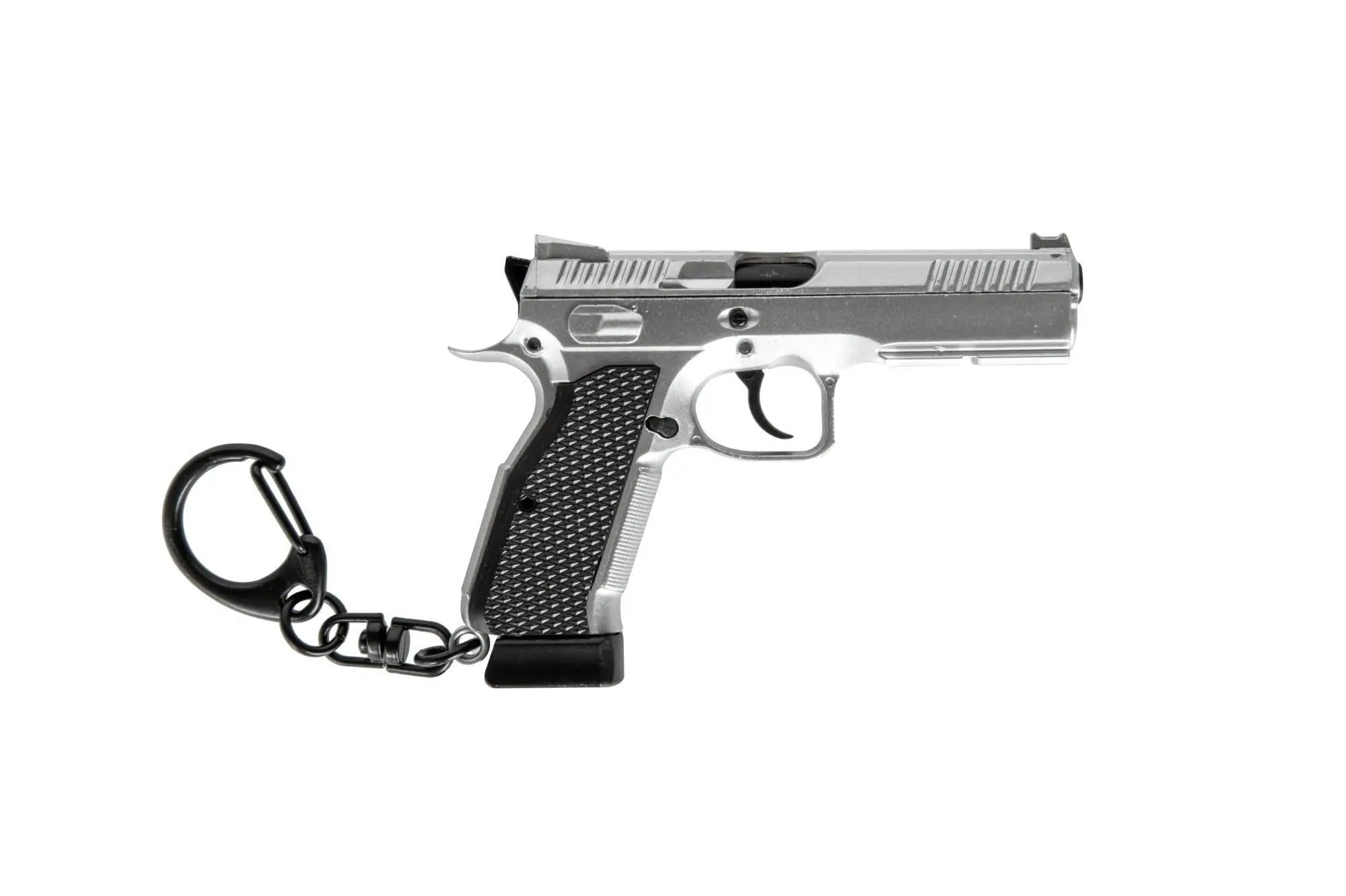 Breloc pistol CZ SHADOW 2 Silver - functional WARZONESHOP