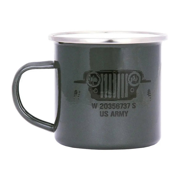 Cana emailata U.S. Army Jeep WARZONESHOP