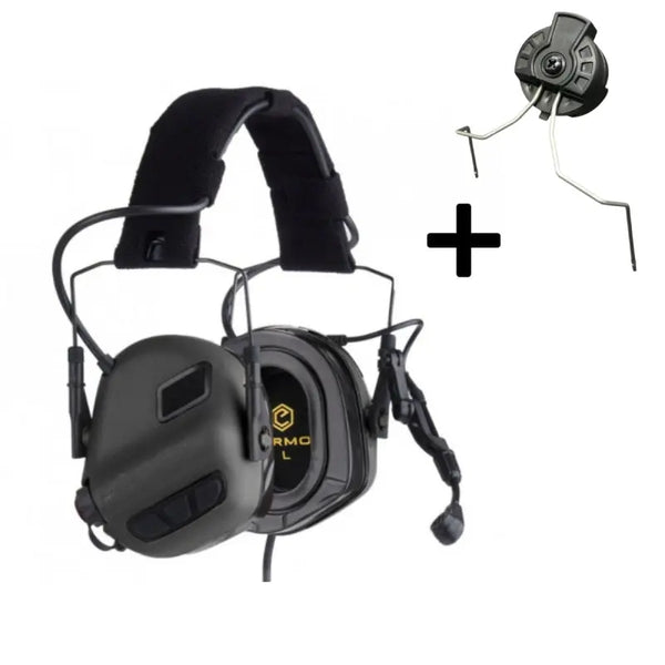 Casti active Comunicatie EARMOR M32 PLUS + Set Montaj FAST WARZONESHOP