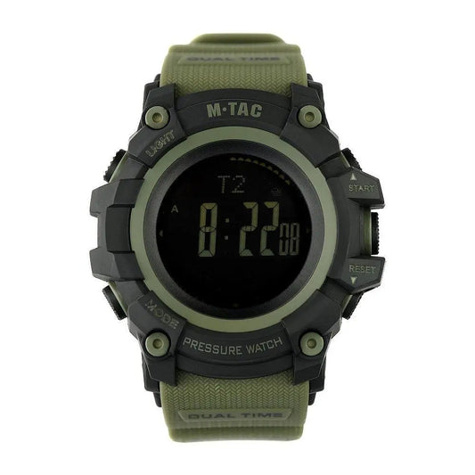 Ceas tactic M-TAC Adventure Olive Green + Negru WARZONESHOP