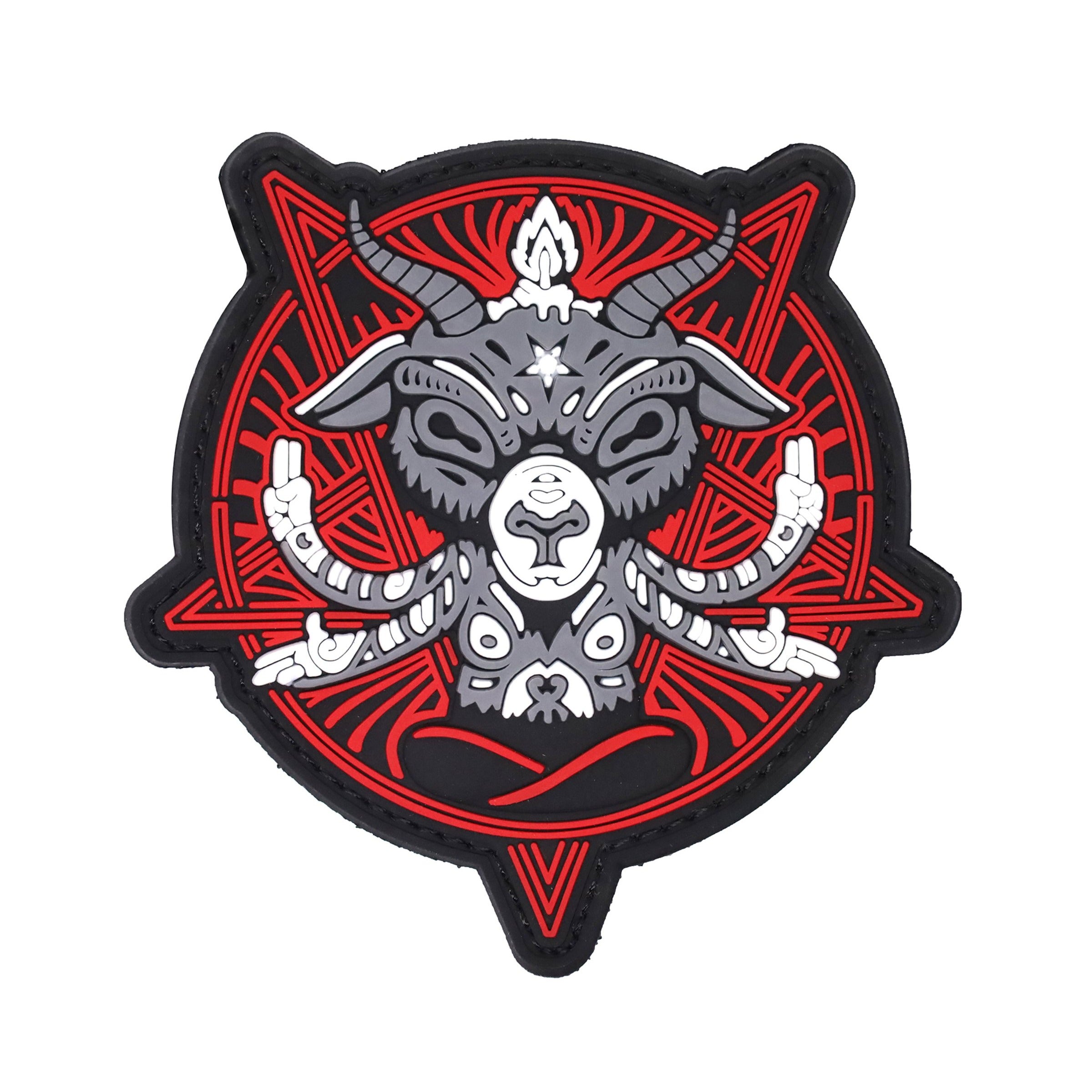 Patch Velcro Bad Decisions Goat Club Delta Armory - Rosu