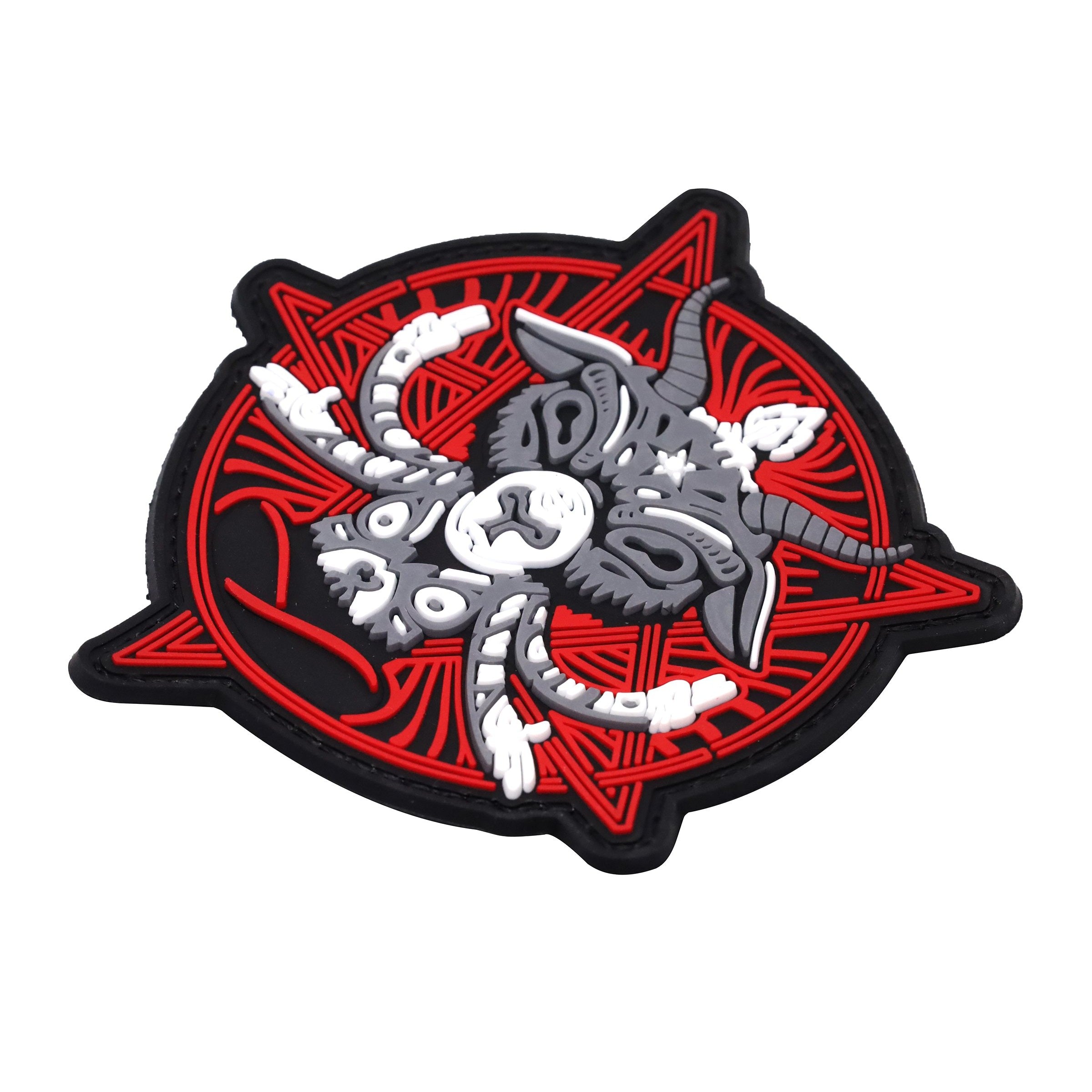 Patch Velcro Bad Decisions Goat Club Delta Armory - Rosu