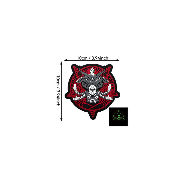 Patch Velcro Bad Decisions Goat Club Delta Armory - Rosu