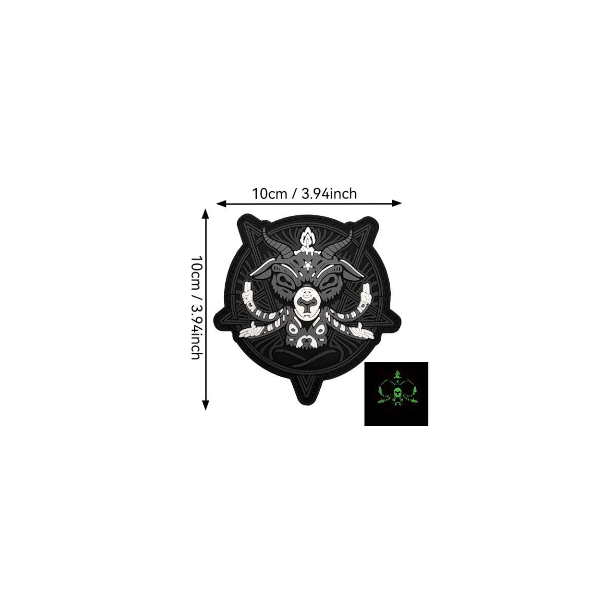 Patch Velcro Bad Decisions Goat Club Delta Armory - Negru