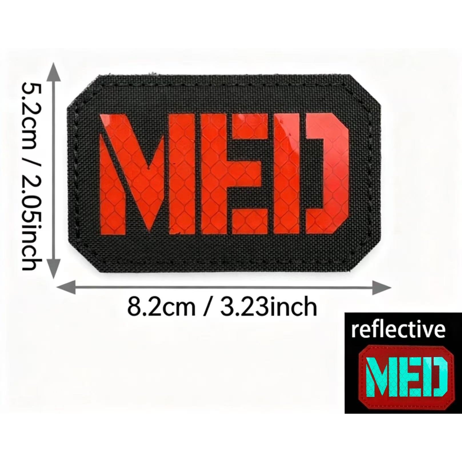 Patch Velcro MED Reflectorizant Delta Armory