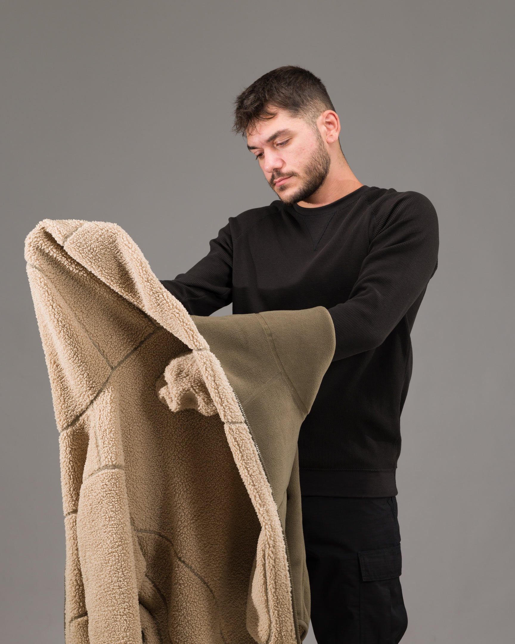 Jacheta reversibila fleece 2-în-1 Pentagon Ianos Sherpa  WARGEAR