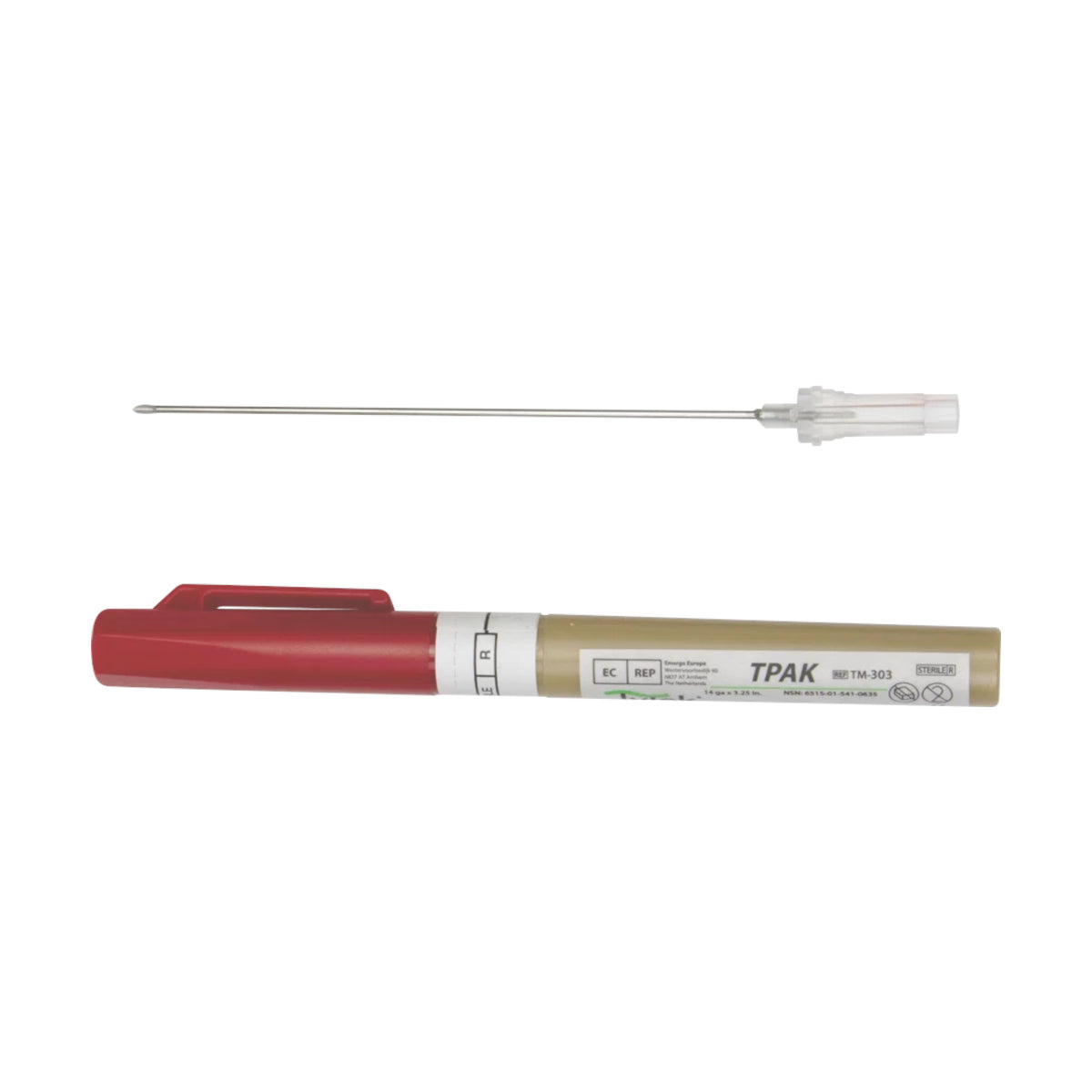 Ac Decompresie Toracica TPAK 14G x 8,25 cm – Steril