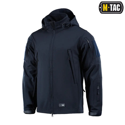 Jacheta tactica SoftShell navy blue M-TAC WARZONESHOP