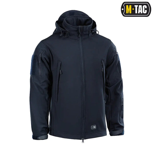 Jacheta tactica SoftShell navy blue M-TAC WARZONESHOP