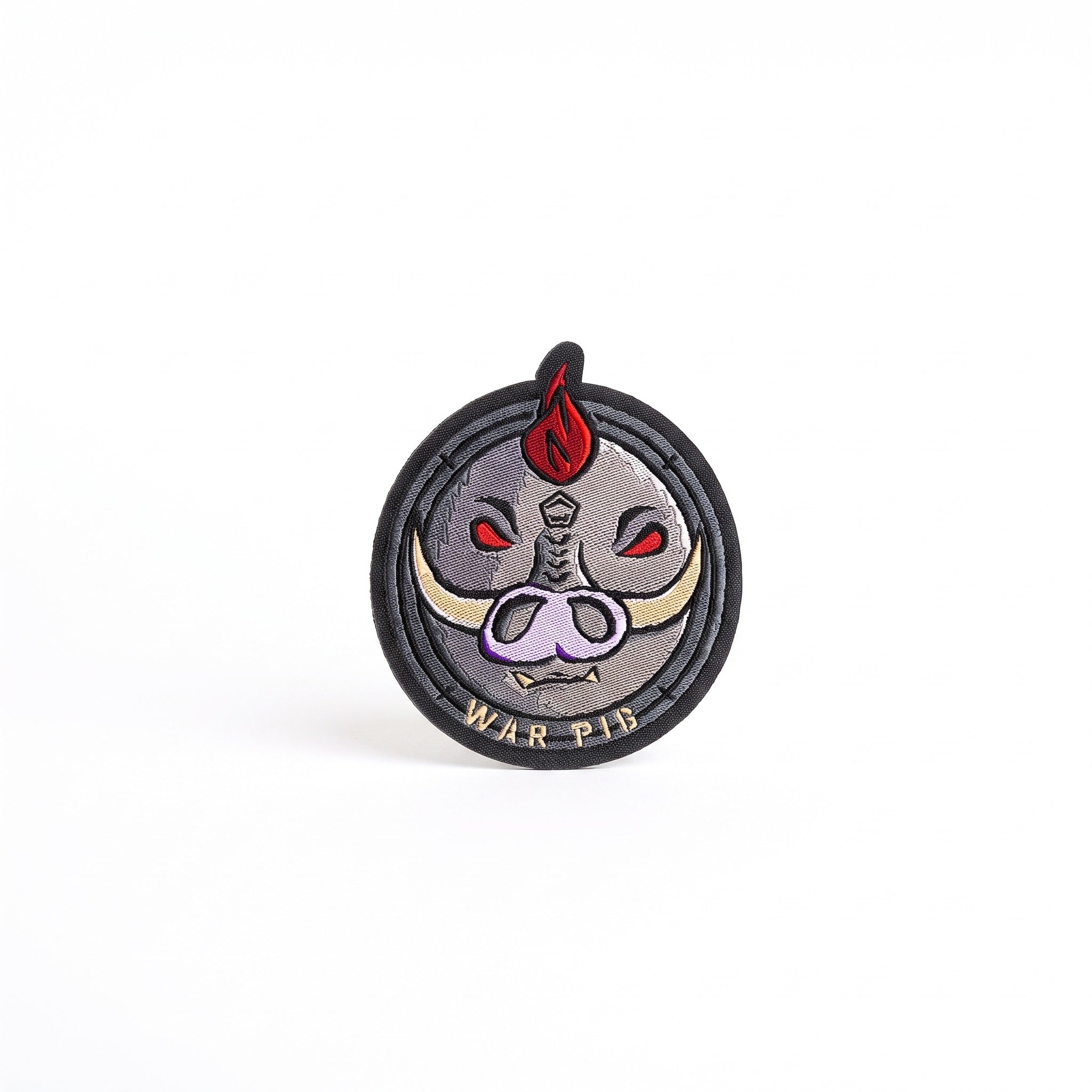 Patch War Pig Pentagon pe fundal alb
