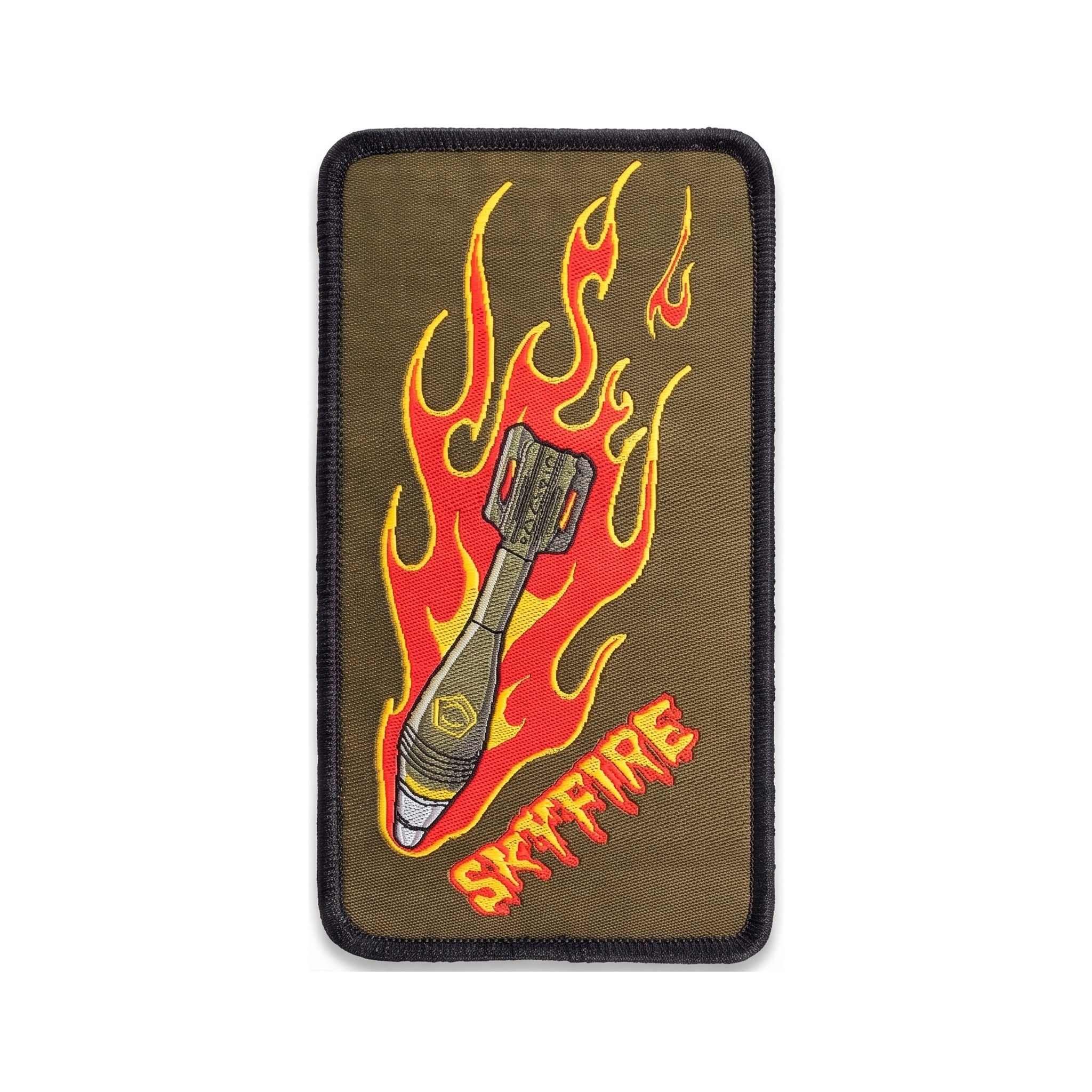Patch Skyfire Pentagon pe fundal alb