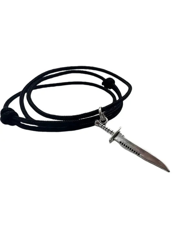 Lantisor Paracord Spectrum Pandantiv Cutit M9 Bayonet WARZONESHOP