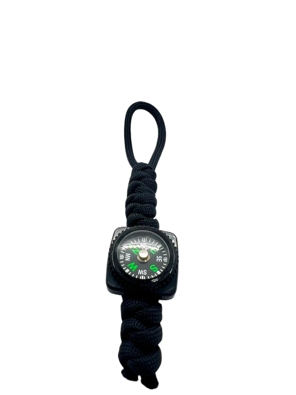 Breloc / Lanyard Paracord Talon Busola Negru WARZONESHOP