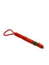 Breloc / Lanyard Paracord Talon Skull Micro Portocaliu Reflectorizant WARZONESHOP