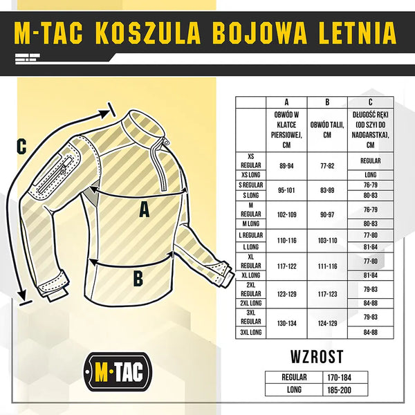 M-TAC Combat Shirt Negru Coolmax® WARZONESHOP