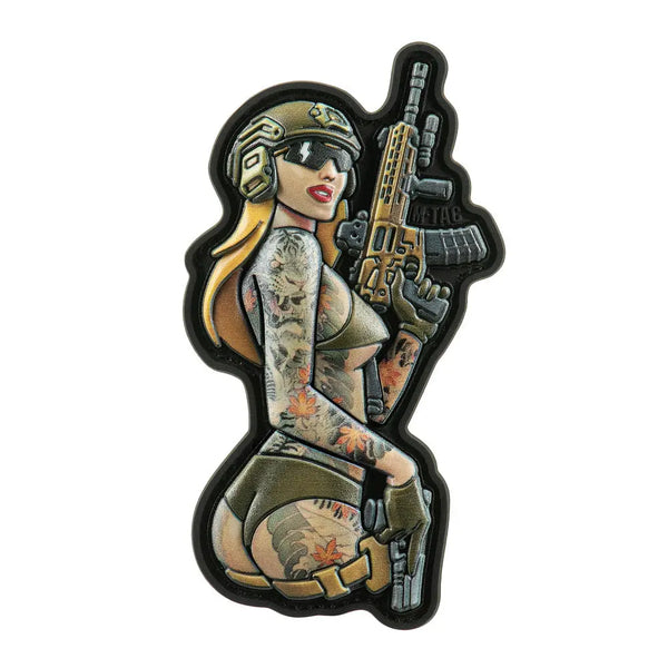 M-TAC Patch Pin-Up Shooter Girl PVC 3D – Double Shot Edition WARZONESHOP