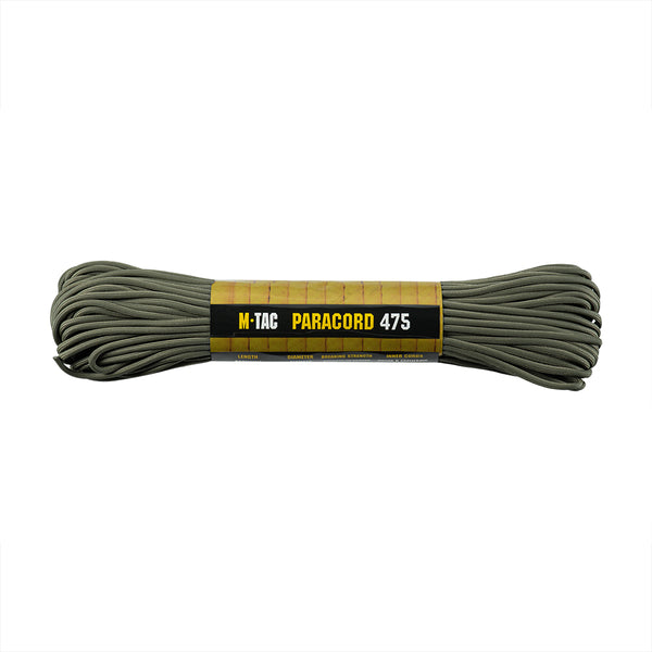 Paracord Tactic M-TAC 475 – 30 m, 3 mm – Ranger Green