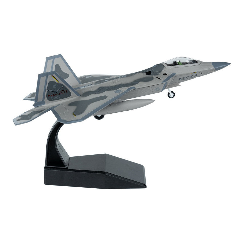 Macheta Avion de lupta F-22 Raptor US Air Force 1:100 – Model Die-cast WARZONESHOP