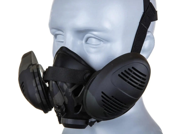 Masca army protectie respiratorie multicam black WARZONESHOP