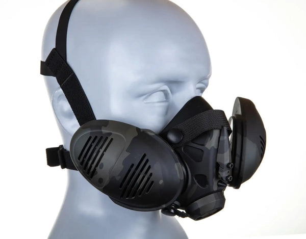 Masca army protectie respiratorie multicam black WARZONESHOP