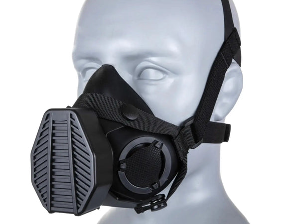 Masca tactica Special Respirator neagra WARZONESHOP