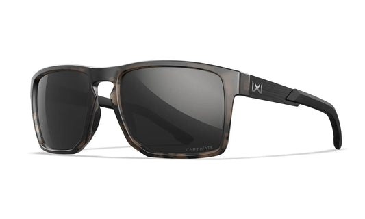Ochelari WILEY X APEX CAPTIVATE™ Polarized Black Mirror Matte Tortoise Brown WARZONESHOP