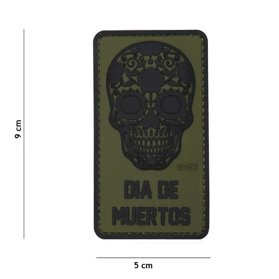 Patch Dia de Muertos velcro 3D WARZONESHOP