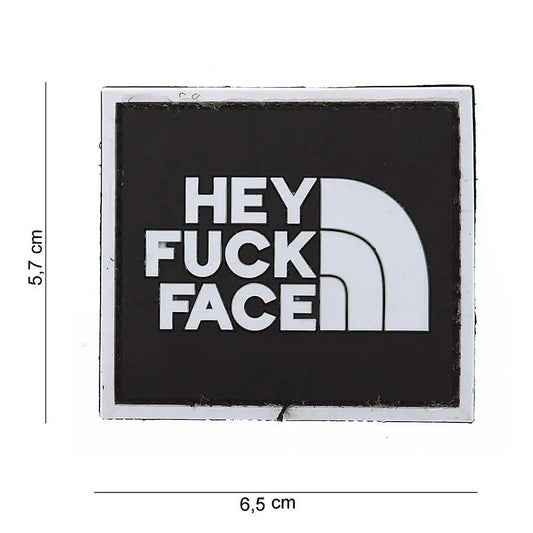 Patch Hey F*** Face PVC 101INC WARZONESHOP