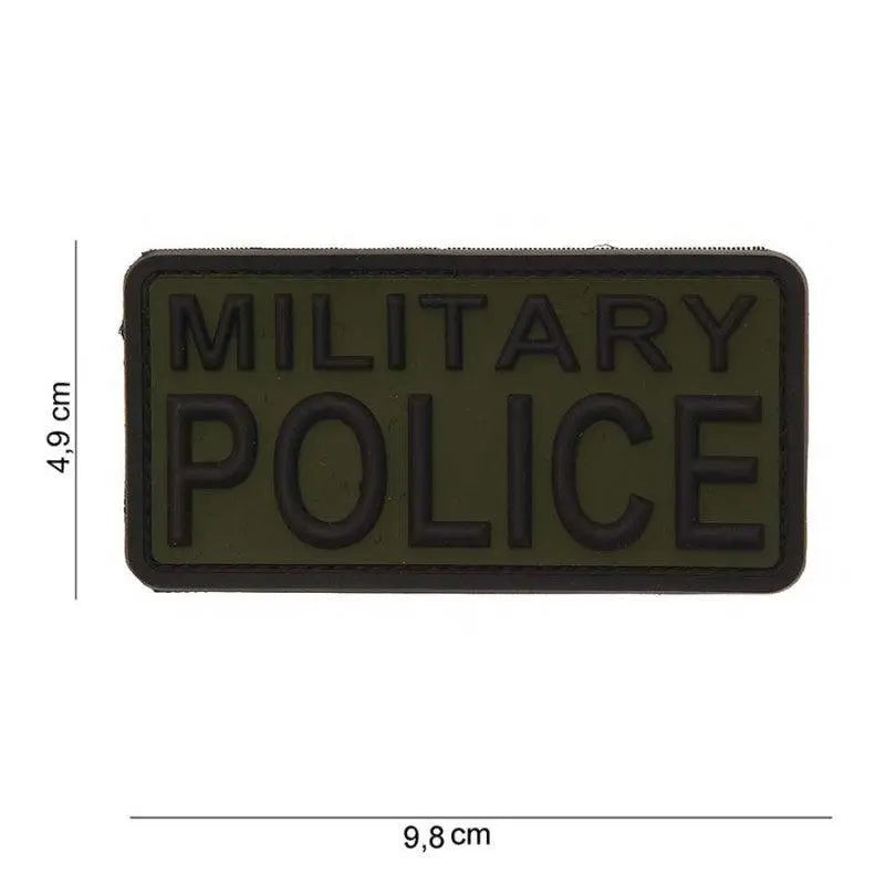 Patch Military Police 3D PVC green WARZONESHOP