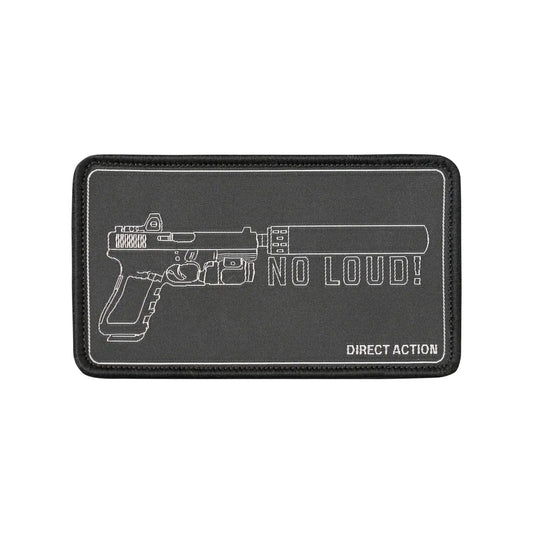 Patch NO LOUD! velcro textil Direct Action® WARZONESHOP
