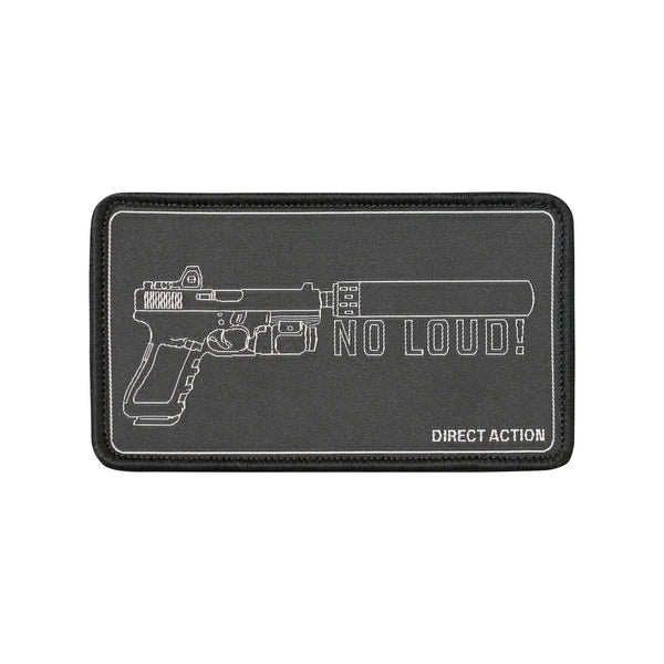 Patch NO LOUD! velcro textil Direct Action® WARZONESHOP