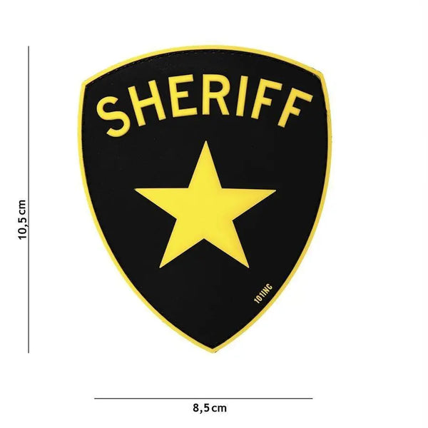 Patch Sheriff velcro 3D WARZONESHOP