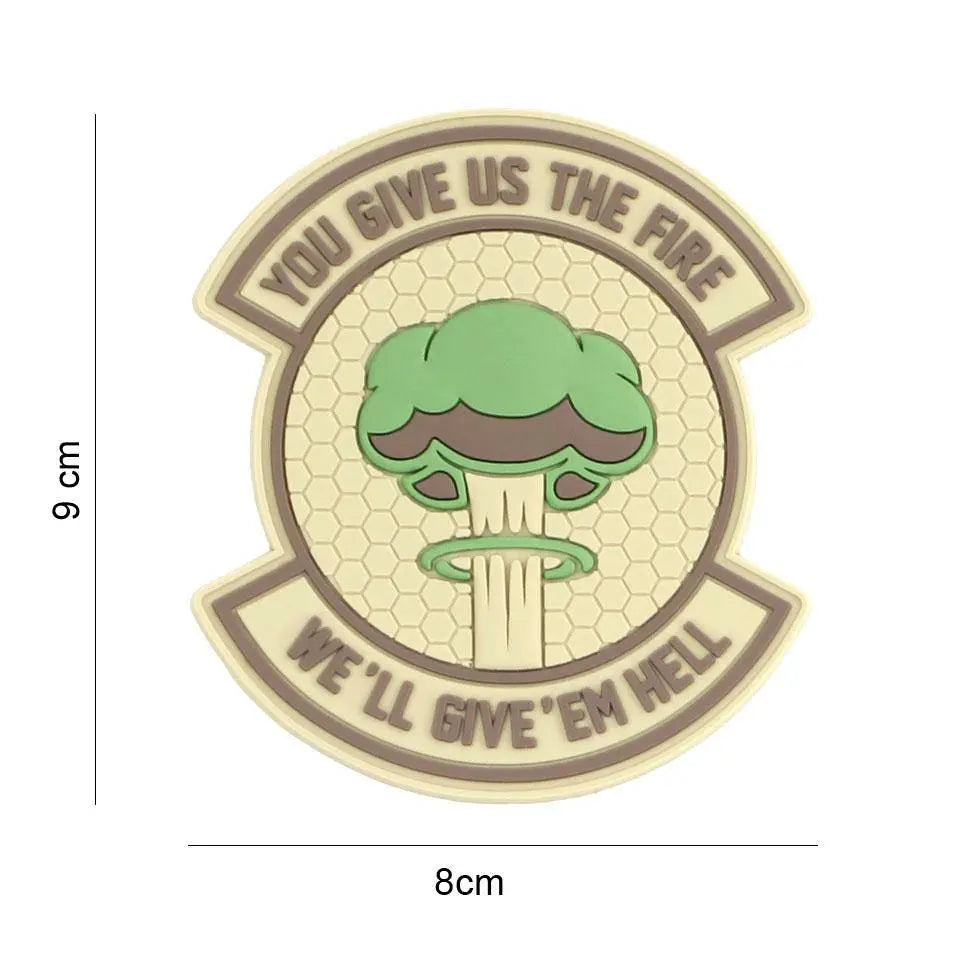 Patch We give 'em hell velcro 3d WARZONESHOP