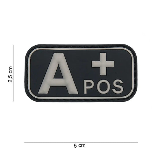 Patch grupa sanguina A+ pozitiv PVC WARZONESHOP