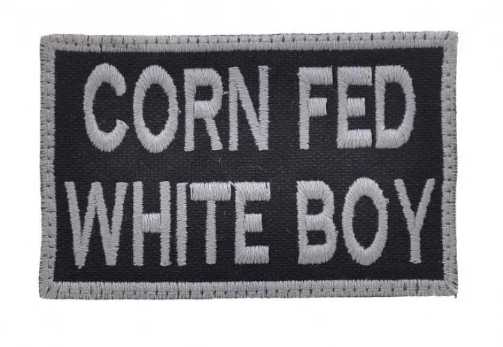 Patch textil velcro Corn Fed White Boy WARZONESHOP