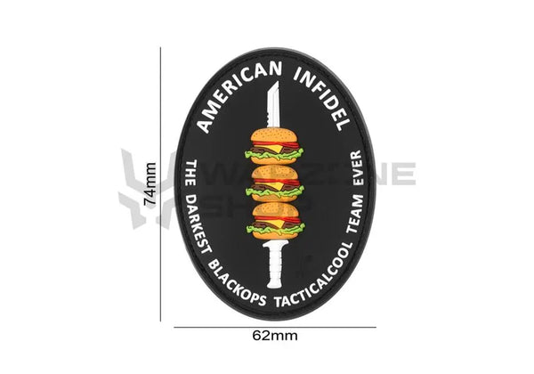 Patch velcro 3d AMERICAN INFIDEL WARZONESHOP