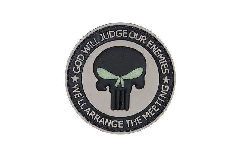 Patch velcro Punisher God will judge our enemies WARZONESHOP
