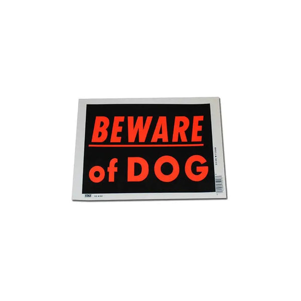 Plăcuță semnalizare BEWARE OF DOG WARZONESHOP