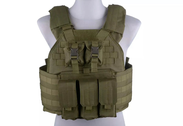 Plate carrier tactic olive green WARZONESHOP