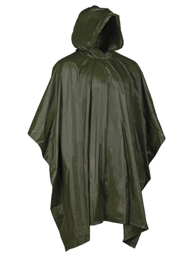 Poncho de ploaie Olive MIL-TEC® – Impermeabil, multifunctional WARZONESHOP
