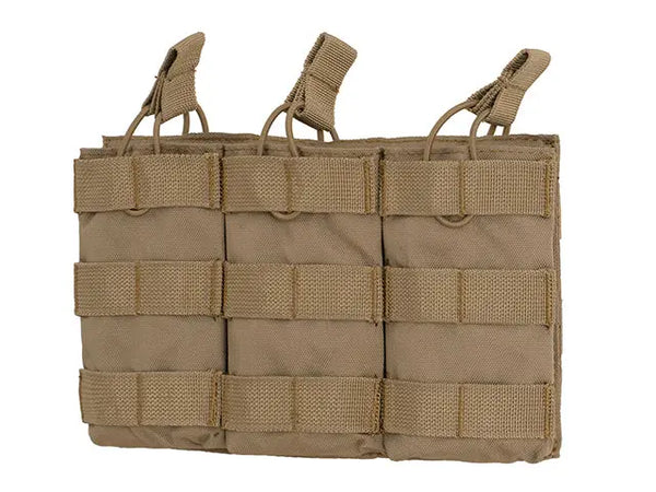 Pouch Triplu Open Top MOLLE 5.56 WARZONESHOP