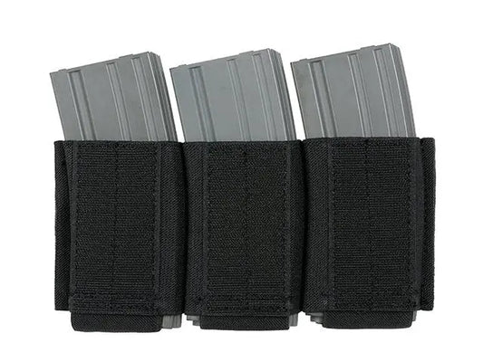 Pouch triplu incarcatoare AR-15 5.56 velcro WARZONESHOP