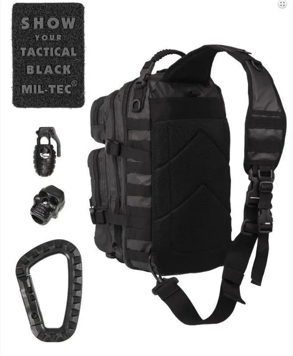 Rucsac Tactical Black one strap 25l Mil-Tec WARZONESHOP