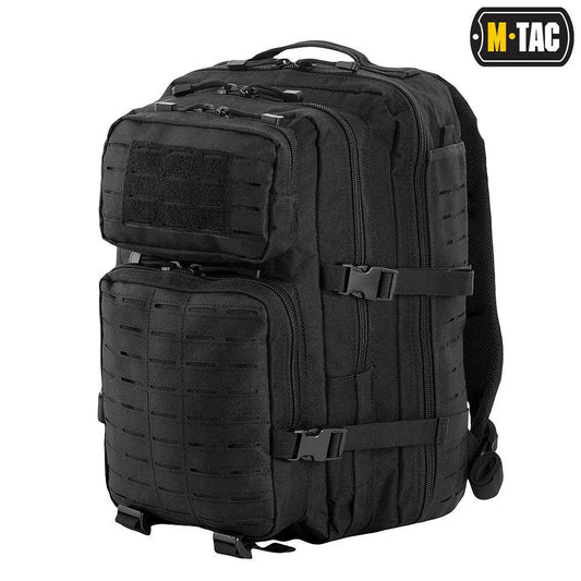 Rucsac tactic negru 36l molle laser-cut M-TAC WARZONESHOP