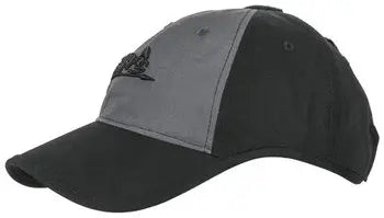 Sapca Logo Helikon-Tex® – PolyCotton Ripstop - Shadow Grey Black WARZONESHOP