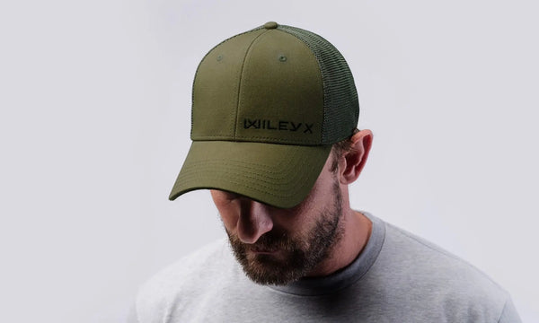 Sapca trucker WILEY X olive-negru WARZONESHOP